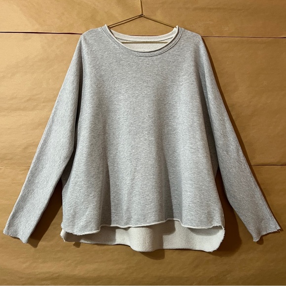 Frank & Eileen Sweaters - Frank & Eileen | Anna Long Sleeve Capelet Sweatshirt Pullover Grey Size L